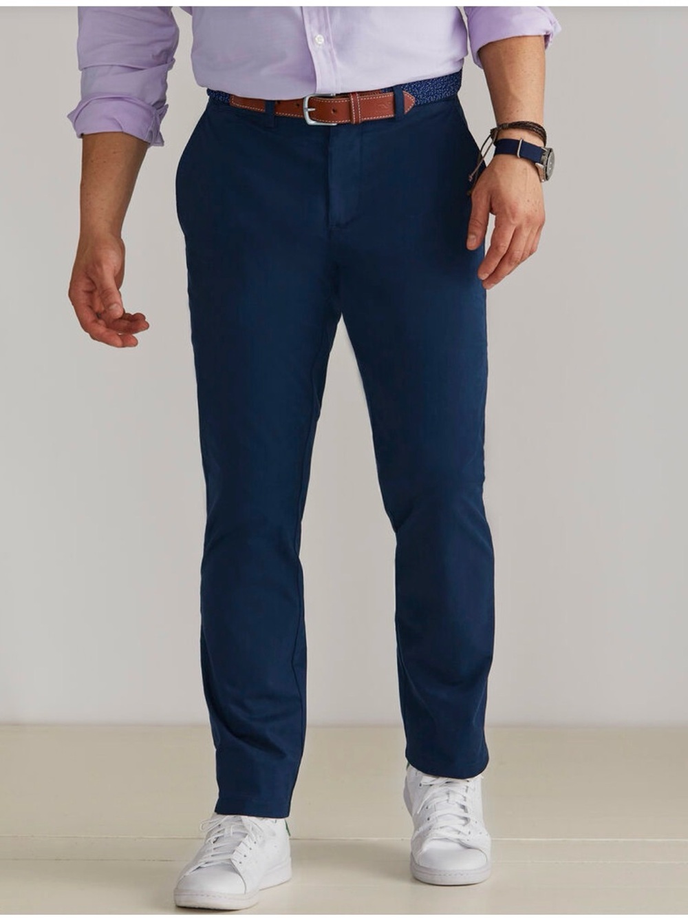 Vineyard Vines Men's Navy Stretch Breaker Pants